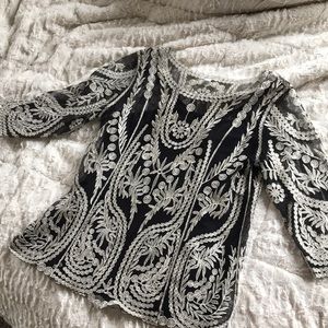 Detailed Ultra Pink Top